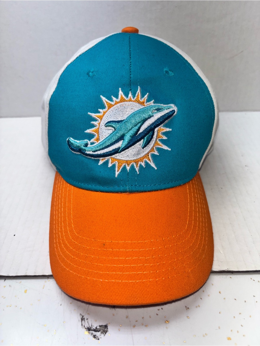 NFL Kids Teal, Orange and White Mesh Back Cap